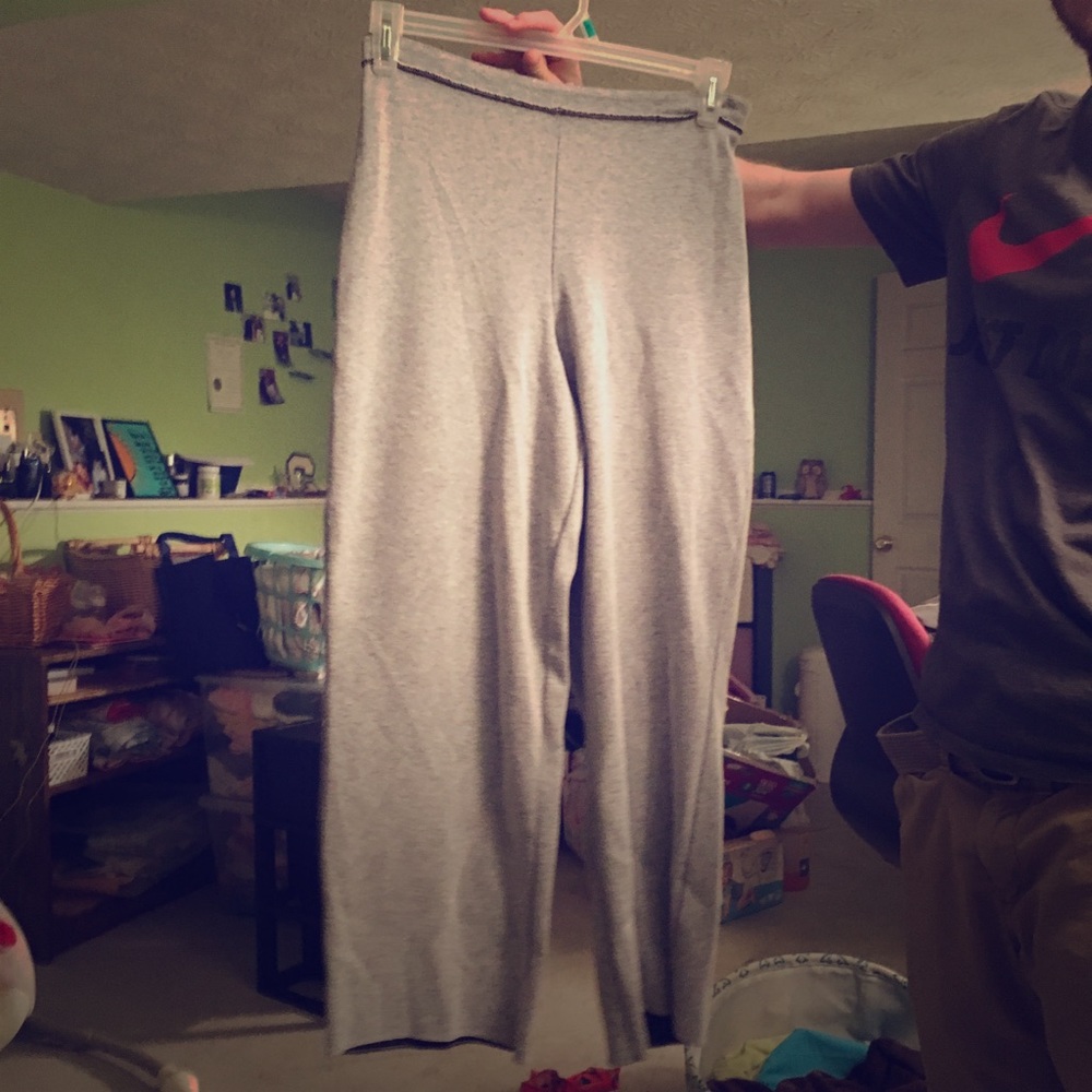 Grey sweatpants